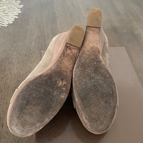 Gucci Dark Green Suede platforms size 37,5 - Picture 9 of 9